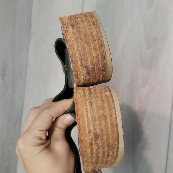 SAMUJI Womens Leather Sandals Boho Hobo shoes sz 38 US 8 - Picture 7 of 13